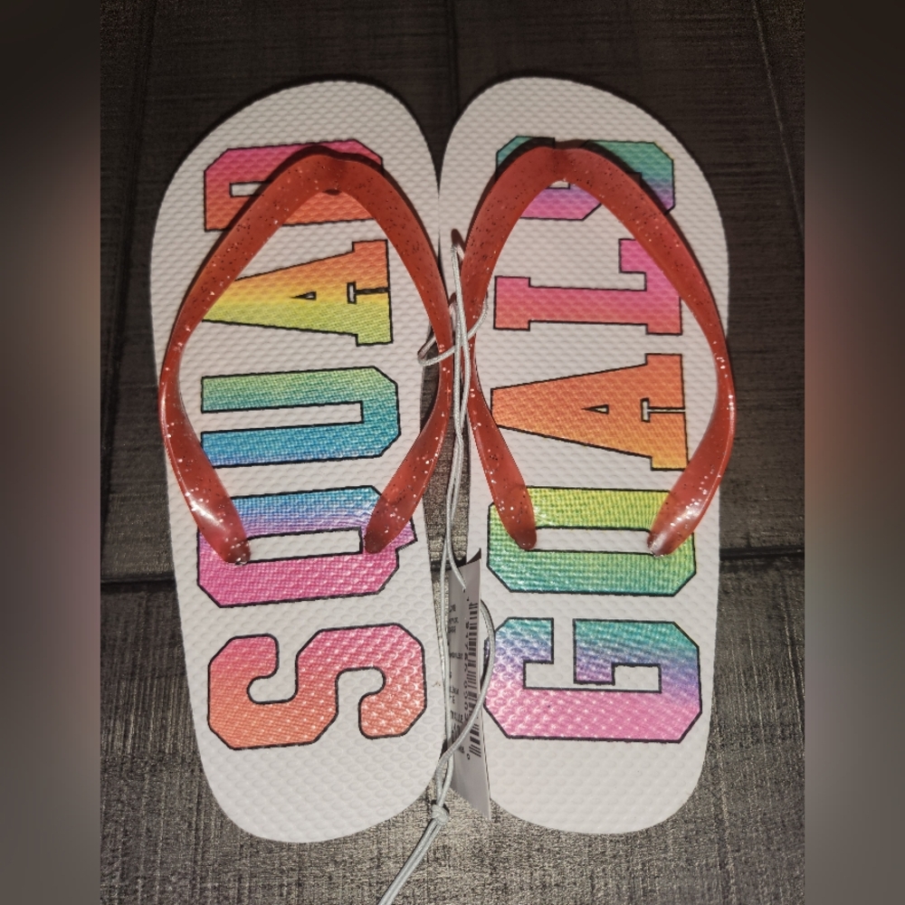 NWT TCP SQUAD GOALS FLIP FLOPS
